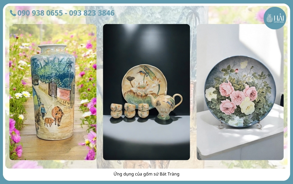 Ứng dụng của gốm sứ Bát Tràng